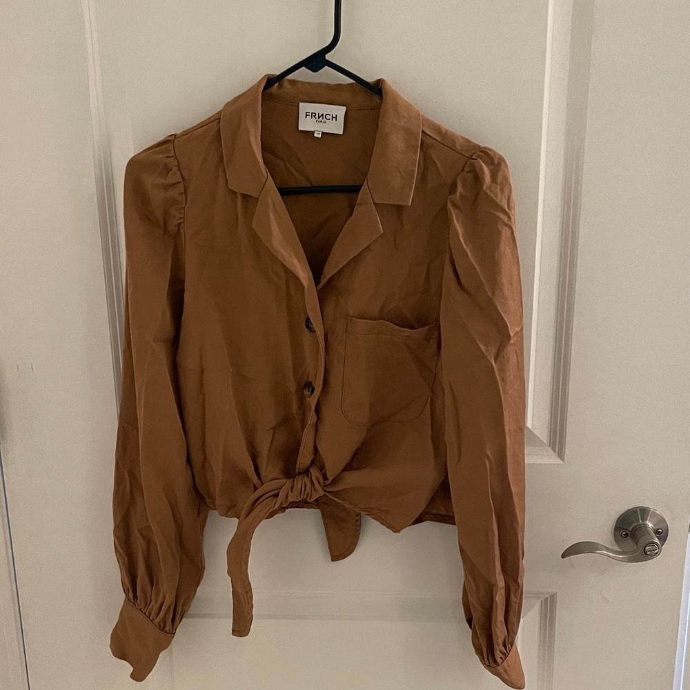 Mustard yellow xs blouse